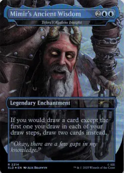 MTG Mimir's Ancient Wisdom (2214) | NM Foil | Secret Lair God of War {SLD} - Image 3