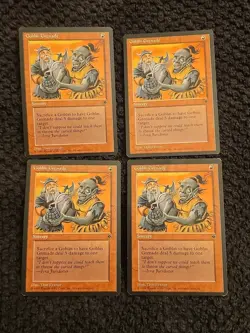 4x 🔥 Goblin Grenade 🔥 MTG Fallen Empires LP lightly played Magic the Gathering - Image 1