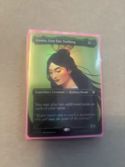 Azusa, Lost but Seeking (Borderless) Commander Masters Foil - Image 1
