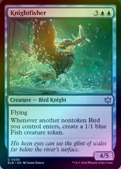 KNIGHTFISHER (FOIL) (BLB) Bloomburrow - MTG - NM - Image 1