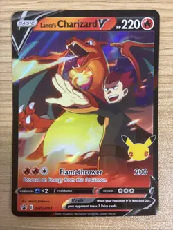 Lance's Charizard V SWSH133 Pokemon TCG Sword & Shield Promo Cards Holo MINT NM - Image 1