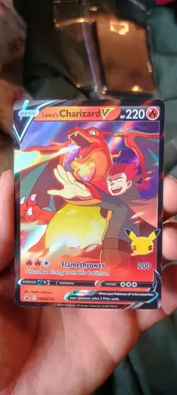 Lance's Charizard V SWSH133 SWSH: Sword & Shield Promo Cards Holo - Image 1