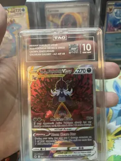 Pokemon Hisuian Samurott Vstar GG52/GG70 Crown Zenith TAG 10 Gem Mint - Image 3