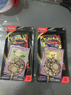 Pokemon TCG: Phantasmal Flames Single Pack Blister Set - Cottonee & Whimsicott - Image 1