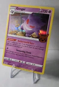 Pokemon TCG Gengar Holo Trick Or Trade 066/196 Halloween Near Mint - Image 1