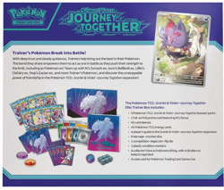 $85 NEW Pokemon TCG S&V Journey Together ETB Sealed 9x Packs Promo Zorua Collect - Image 2