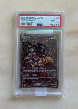 PSA 10 - Giratina V Full Alt Art - 2022 Pokemon SWSH - Lost Origin - #186 - Image 1