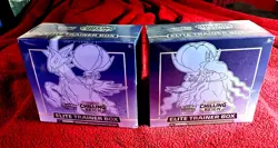 Pokemon TCG Sword & ShieldChilling Reign Elite Trainer ( Factory Sealed ) Pair - Image 1