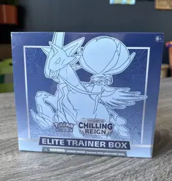 Pokemon - Chilling Reign - Elite Trainer Box - Ice Rider Calyrex -Factory Sealed - Image 1