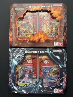 ONE PIECE Illustration Box Vol 5 & Vol 6 Lot - New SEALED PRB-02 OP-13 - Image 1