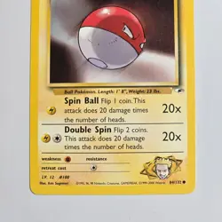 2000 Pokemon Gym Heroes Lt. Surge’s Voltorb 84/132 Unlimited Common WotC TCG - Image 3