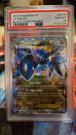 PSA 10 Latios ex Black Star Promo XY72 - Gem Mint Pokemon - Image 1