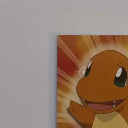 Charmander #04 Topps TV Animation Edition Blue Label Pokemon Card (LP/MP) - Image 4