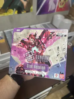 Gundam Card Game Steel Requiem GD03 English Booster Box New & Sealed - Image 1