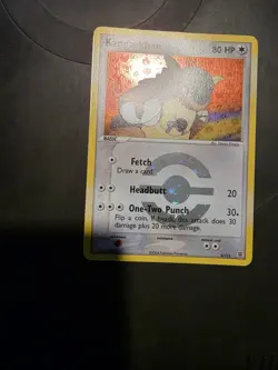 Pokemon TCG Kangaskhan Reverse Holo Card 6/112 Fire Red Leaf Green - Image 3