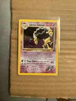 Pokemon Alakazam Sabrina's 16/132 Holographic Rare Gym Challenge TCG Card - Image 1
