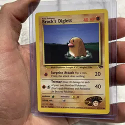 Pokemon Brock's Diglett 67/132 Gym Challenge Regular Common Pokemon Card TCG LP+ - Image 2