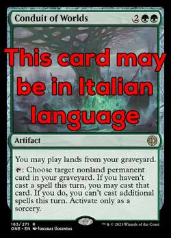 MTG CONDUIT OF WORLDS EXC - CONTATTO FRA MONDI 163 - ONE - MAGIC - Image 1