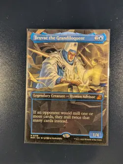 Bruvac the Grandiloquent Anime Borderless - RVR - Magic the Gathering - NM - MTG - Image 1