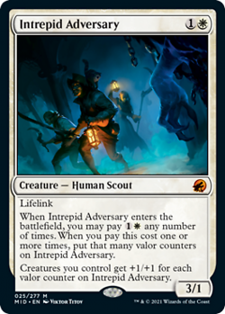 Magic MTG - Intrepid Adversary - Innistrad : Chasse de Minuit - MINT/NMINT - EN - Image 1