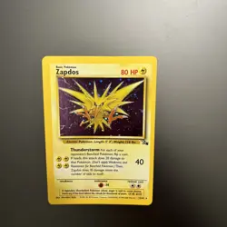 Pokemon TCG: 1999 Fossil Unlimited Zapdos 15/62 Holo Rare NM/LP+ - Image 1