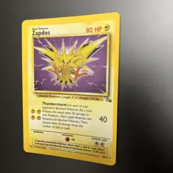 Pokemon TCG: 1999 Fossil Unlimited Zapdos 15/62 Holo Rare NM/LP+ - Image 2