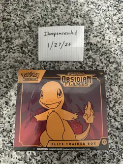 Pokemon TCG Obsidian Flames Elite Trainer Box (ETB) - Sealed 820650853913 - Image 1