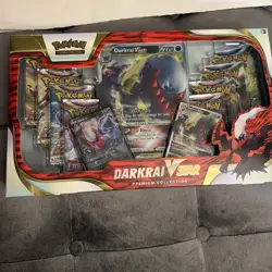 Pokemon Darkrai VSTAR Premium Collection SWSH 8 Packs 2 Foil 1 Jumbo - Image 1