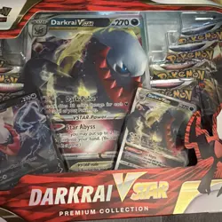 Pokemon Darkrai VSTAR Premium Collection SWSH 8 Packs 2 Foil 1 Jumbo - Image 4