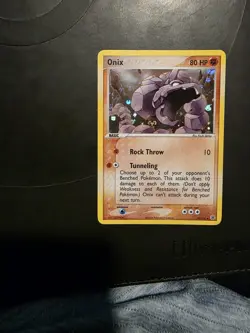 Pokemon TCG Onix 42/112 Reverse Holo Fire Red Leaf Green - Image 1