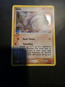 Pokemon TCG Onix 42/112 Reverse Holo Fire Red Leaf Green - Image 2