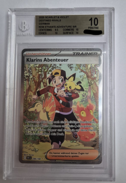 Pokemon Klarins Abenteuer BGS 10 Pristine | 236/182 DRI | Ewige Rivalen Deutsch - Image 1
