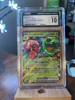 Pokemon TCG Scovillain ex SV05: Temporal Forces 022/162 RR CGC GEM MINT 10 - Image 1