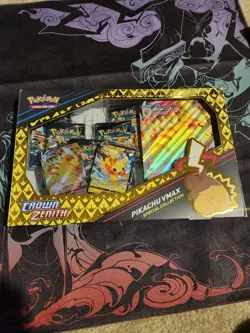 Pokemon TCG Crown Zenith Pikachu VMAX Special Collection Box (Sword & Shield) - Image 1