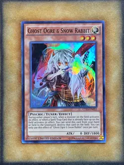 Yugioh Ghost Ogre & Snow Rabbit CT13-EN012 Super Rare Limited Edition LP - Image 1