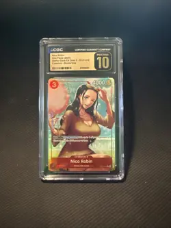2025 One Piece CCG: Starter Deck 21 Nico Robin AA ST21-010 CGC PRISTINE 10 - Image 1