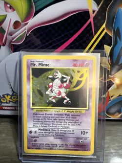 Pokemon Jungle 6/64 Mr. Mime No Symbol Error Misprint - Image 1