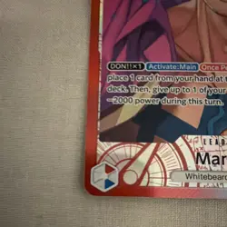 Bandai One Piece Marco Leader Card OP08-002 Special 5000 Power English - Image 2