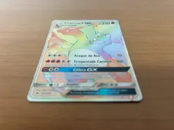 Charizard GX (Secret) 150/147 Burning Shadows Pokemon Rare Brazilian Card NM+ - Image 4