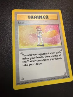 Lass Shadowless 75/102 Base Set Rare 1999 Pokemon Card - NM Near Mint - Image 2