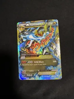 Pokemon Mega Charizard-EX TCG Flashfire Card 108/106 Secret Rare (bent) - Image 1