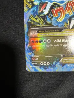 Pokemon Mega Charizard-EX TCG Flashfire Card 108/106 Secret Rare (bent) - Image 2