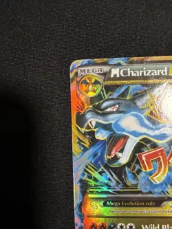 Pokemon Mega Charizard-EX TCG Flashfire Card 108/106 Secret Rare (bent) - Image 3