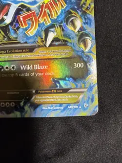 Pokemon Mega Charizard-EX TCG Flashfire Card 108/106 Secret Rare (bent) - Image 5