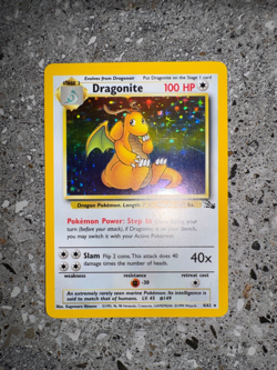 Pokemon TCG Cards Dragonite 4/62 Fossil Holo Rare - Image 4