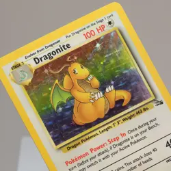 Pokemon TCG - Dragonite 4/62 Fossil Holo Rare WOTC 1999 - PL - Image 1