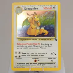 Pokemon TCG - Dragonite 4/62 Fossil Holo Rare WOTC 1999 - PL - Image 2