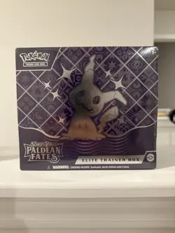 Paldean Fates Elite Trainer Box ETB Scarlet & Violet Pokemon Card TCG New Sealed - Image 1