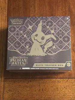Pokemon Cards Paldean Fates Elite Trainer Box ETB Sealed TCG - Image 1