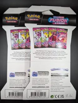 Fusion Strike Sleeved Booster Packs x2 [BRAND NEW & SEALED] Pokemon TCG - Image 2
